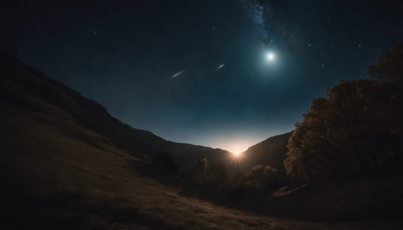 Create another dimension with stars, Milky Way and planets