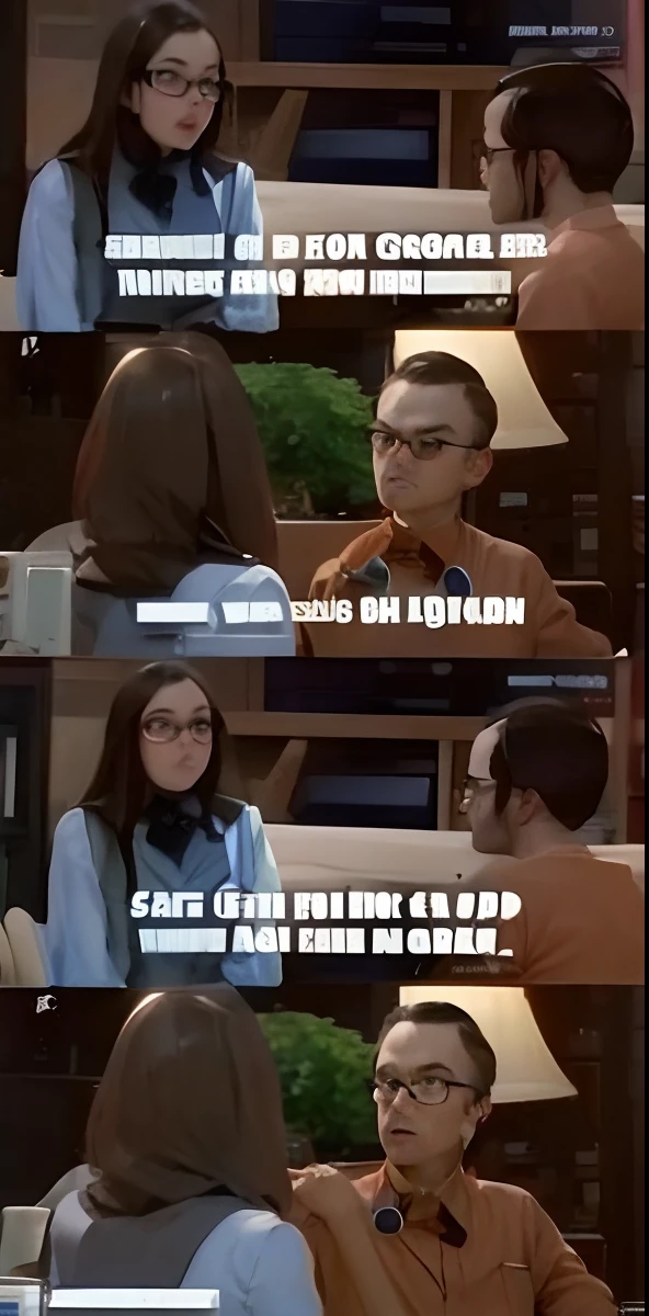 Sheldoncooper Girl Glasses Man