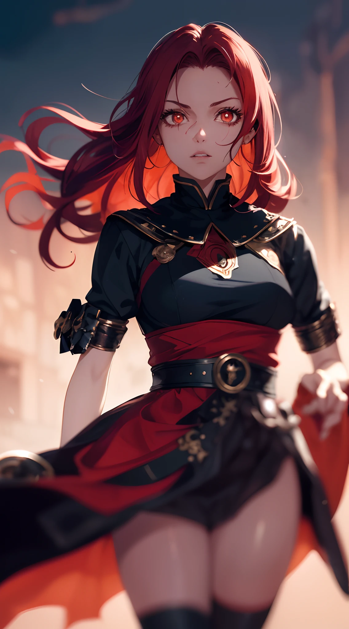 Absurdo, Alto, Ultra Detalhado, looking at the camera, (1girl:1.3),
quebrar
, Criar uma arte digital, com linhas limpas, formas simples, and focus on composition and balance.
quebrar
, Capture uma poderosa imperatriz, usando um vestido longo, with long flowing red hair, chifres flamejantes, (olhos vermelhos brilhantes:1.5),
quebrar
, Capturar uma imagem com pouca luz, with minimal lighting and focus on the subtle details and atmosphere of the scene.
quebrar
, Capture uma aura de chamas ao redor do personagem, in a chaotic atmosphere.
quebrar
, Crie uma cena de uma mulher imponente, Threatening, with a menacing look, Manipulando as chamas.
quebrar
, Create an image inspired by the Japanese animation Fate, por Ufotable Inc, com linhas delicadas, flat colors and emphasis on pattern and composition.