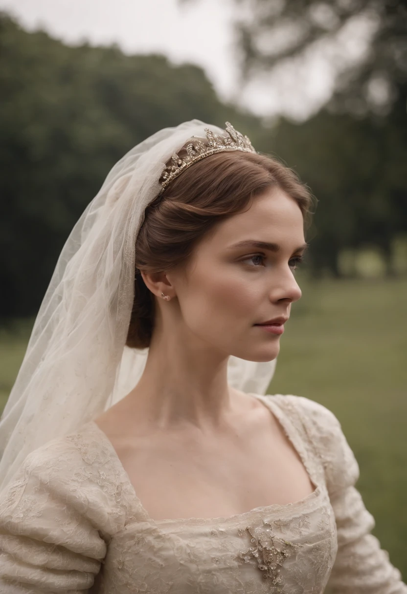 Foto RAW. Anna Karenina 22 anos, dresses in period clothes, Russia, 19th century d.C., perspectiva, Detalhe de meio corpo, foco nítido, ligeira mistura, detalhe, feeling that it's medieval, (Alto Detalhe da Pele: 1,2), 8k UHD, DSLR, luz suave, alta qualidade, Fujifilm XT3 filmes granulados.