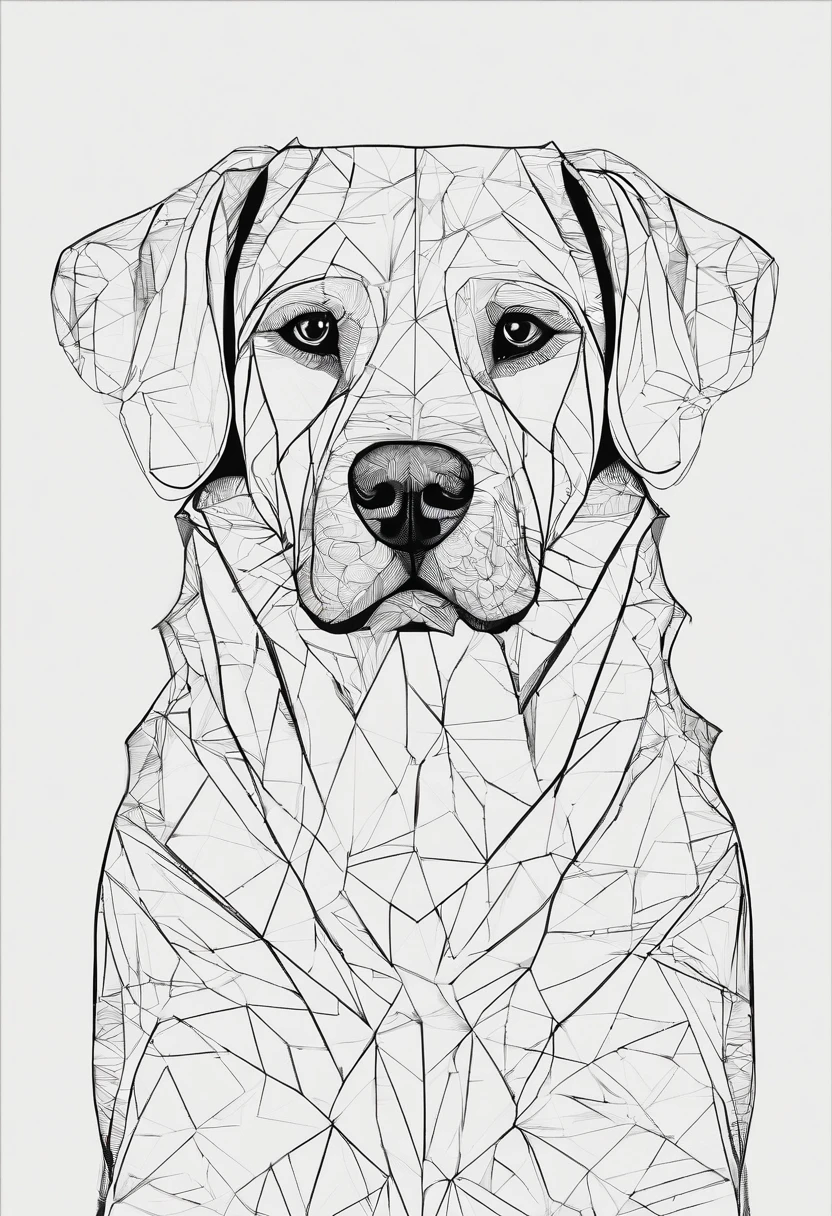 one dog