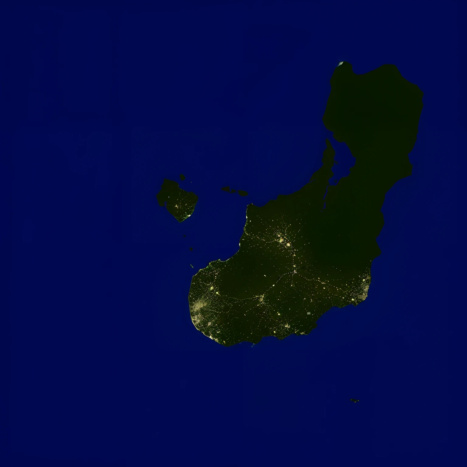 Um mapa realista com detalhes