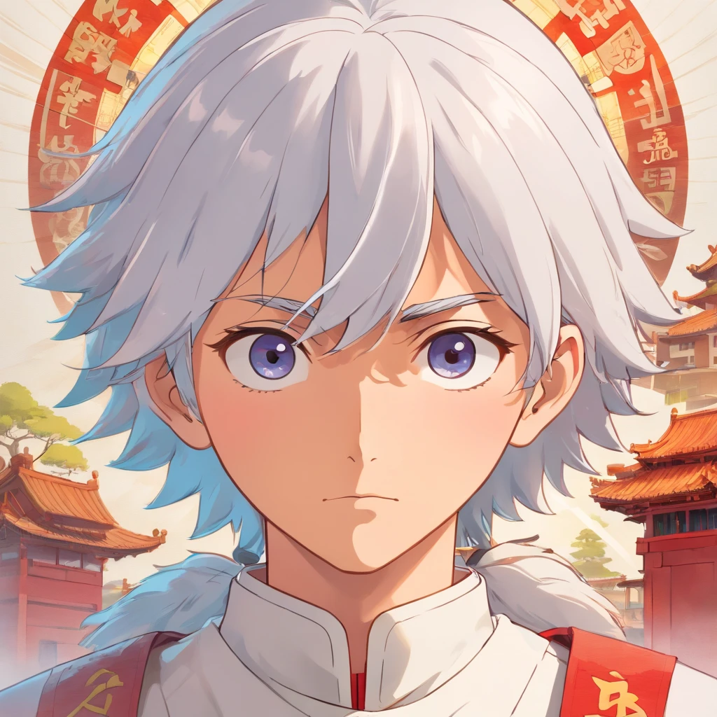 (fond blanc:1.4),(Portrait of the head of a sad man, les yeux rouge, cheveux longs rouge, Arabic elements),(Illustration chinoise:1.3,Art du papier:1.3, Quilted paper art:1.2),( Conception parfzite, Lignes claires, high sharpness,Best quality, Very detailed, шедевр, Film light effect, 4K )