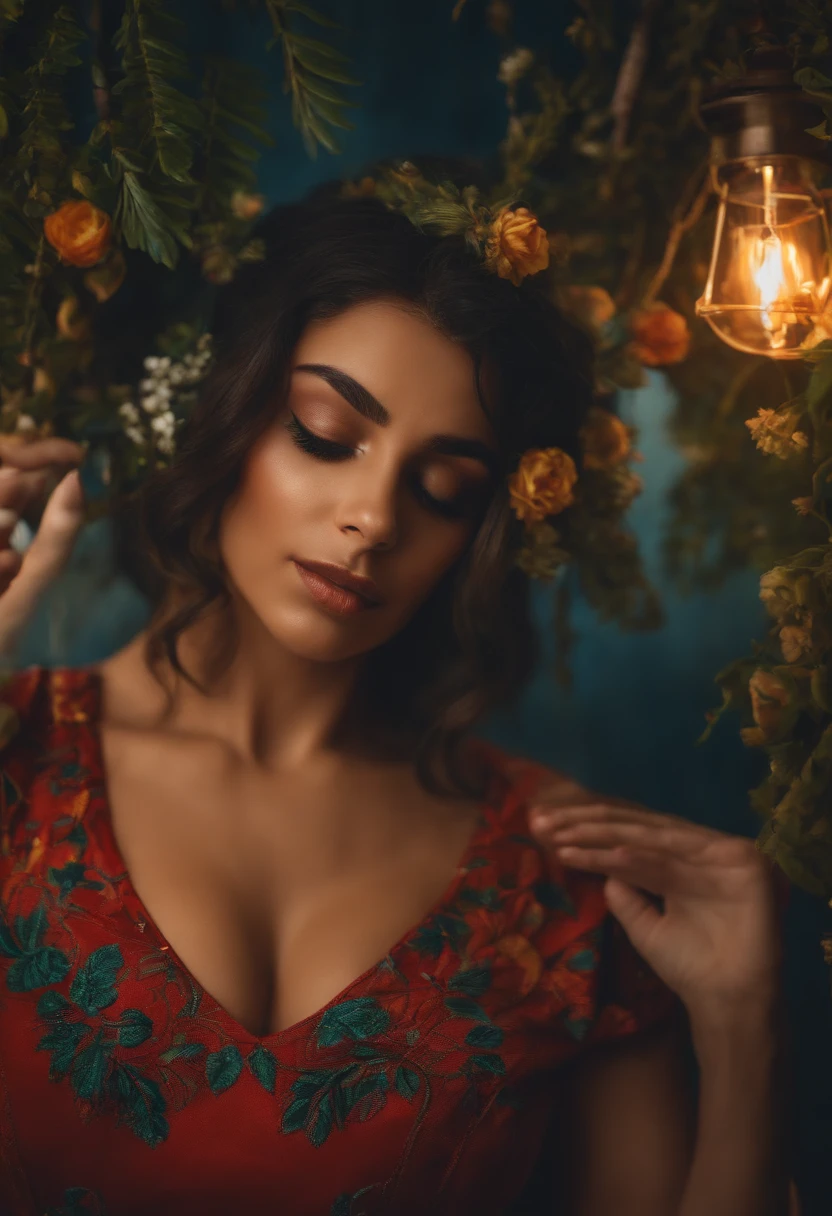 mulher chorando, foco nos olhos