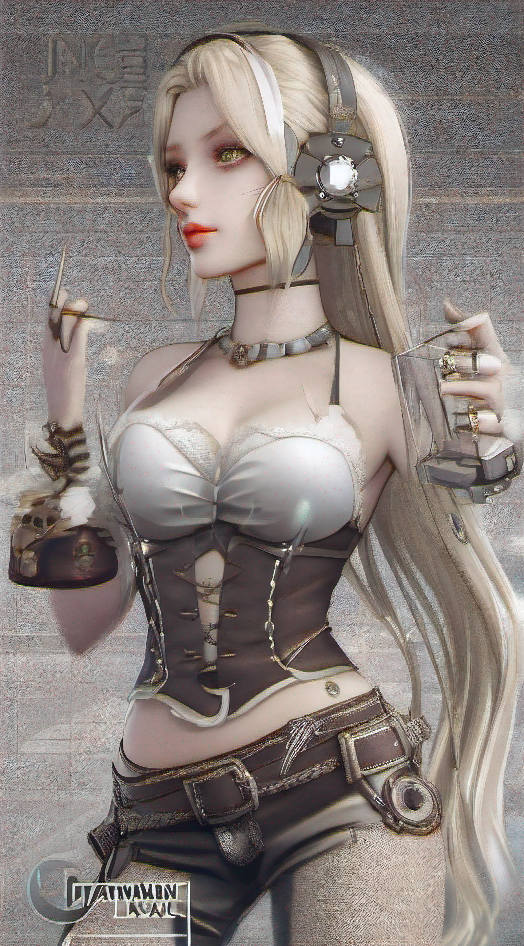 best quality, ultra quality, ultra detailed, ultra sharp, ultra realistic, goddess girl, age 23 years, smile, blonde, real photo, full_body, from ass, dynamic poses, ai engineer, steampunk style, cutegirlmix, futurecamisole, steampunk style, Negative prompt: worst quality, low quality, bad quality, (((watermark))), text, logo, letters, facial hair, hands, nsfw, lower body, big breasts, large breasts, huge breasts, greyscale, wide body, wide shoulders, jewelry, earrings, signature Steps: 28, Sampler: DPM++ 2S a Karras, CFG scale: 6.0, Seed: 3007238709, Size: 768x1152, Model: JuggernautXL_Version3: 905b4233efd6", Version: v1.6.0.8-v3-2-g9930b53, TaskID: 640575873778516508