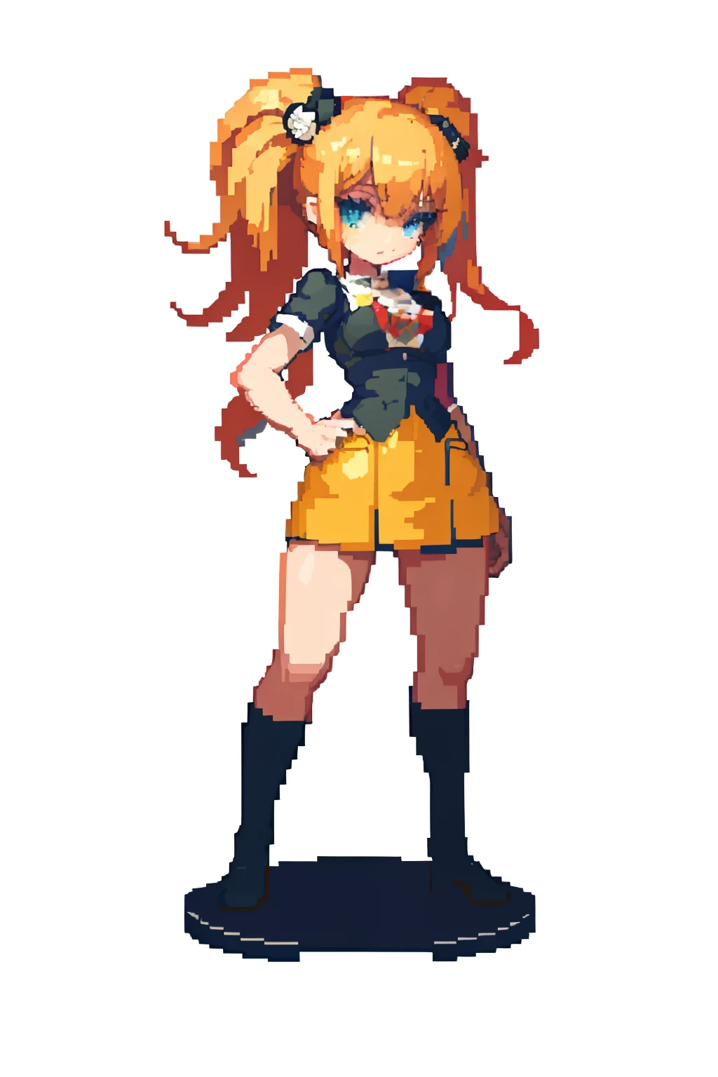 (masterpiece, top quality, best quality), pixel,pixel art,1girl,full body,