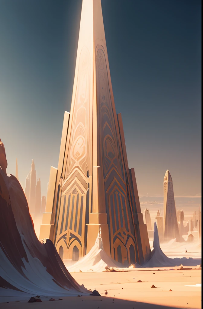 A fantastic city, Mystical and cursed made of white marble and gold sinking into the desert seemed to emit a wave of energy so powerful that it caused an uncontrolled frenzy in everything that approached it.