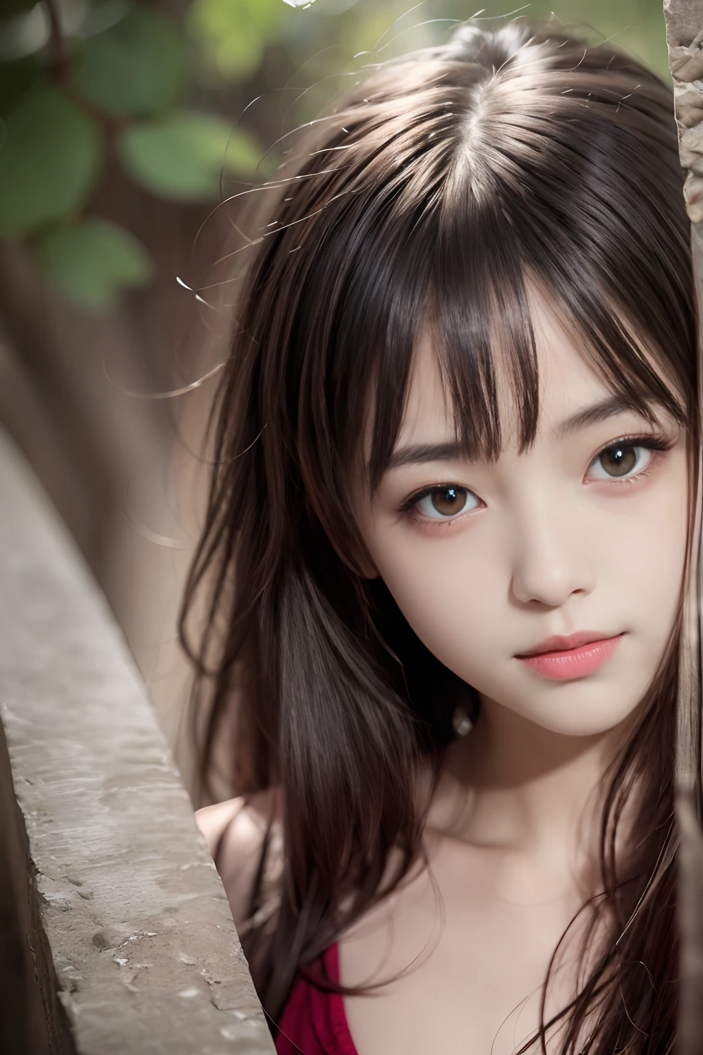 Best quality,masterpiece,ultra high res,(photorealistic:1.4),1girl,shoulder,charming,Looking at the camera,
