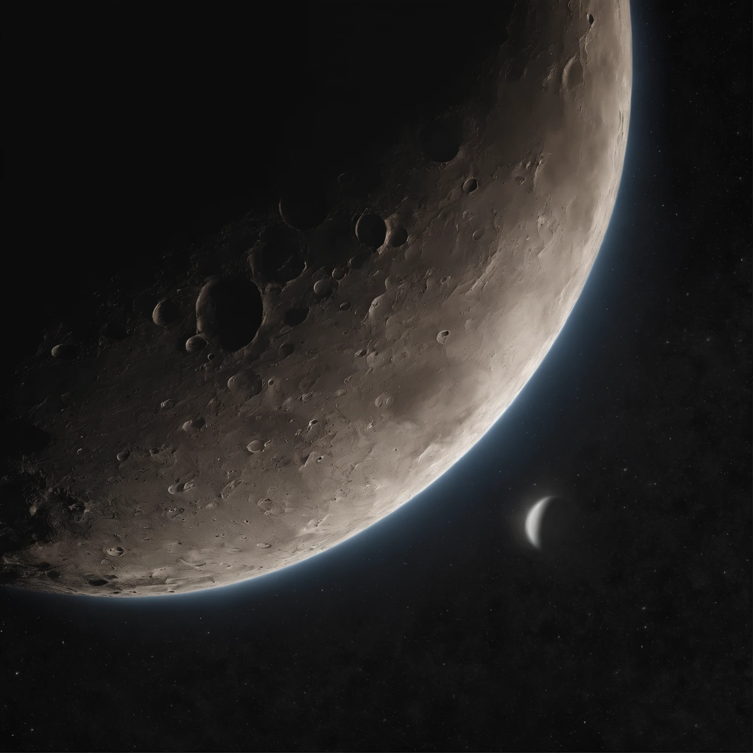 Master Parts、Superior Quality、superior image quality、The 8k quality、Beautiful pictures of the starry sky、magnifica、Arched Milky Way:1.9、Alafed view of Earth from the lunar surface:1.25, Lunar surface, space photo, on the moon, moon background, moon background, on the moon, Lunar soil, space photo, moonscape, Focus on the Moon, On Moon, Numerous craters, Seeing the Earth from the surface of the moon:1.9, big earth in the sky:1.9, Dark Blue Universe:1.9