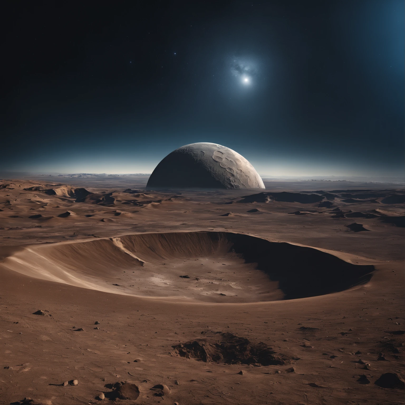 Master Parts、Superior Quality、superior image quality、The 8k quality、Beautiful pictures of the starry sky、magnifica、Arched Milky Way:1.25、Alafed view of Earth from the lunar surface:1.25, Lunar surface, space photo, on the moon, moon background, moon background, on the moon, Lunar soil, space photo, moonscape, Focus on the Moon, On Moon, Numerous craters, Seeing the Earth from the surface of the moon:1.9, big earth in the sky:1.9, Dark Blue Universe:1.9