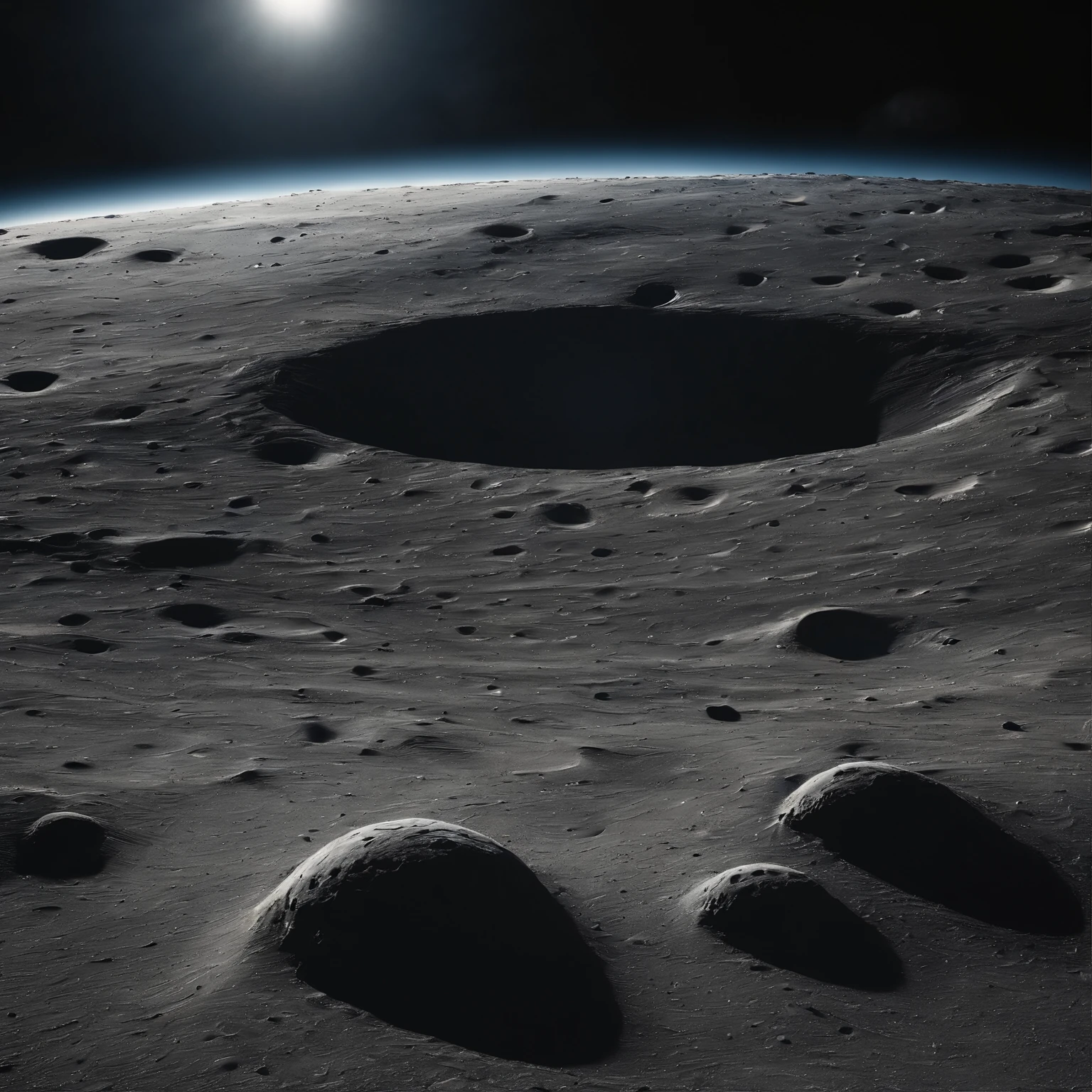 Master Parts、Superior Quality、superior image quality、The 8k quality、Beautiful pictures of the starry sky、magnifica、Arched Milky Way:1.25、Alafed view of Earth from the lunar surface:1.25, Lunar surface, space photo, on the moon, moon background, moon background, on the moon, Lunar soil, space photo, moonscape, Focus on the Moon, On Moon, Numerous craters, Seeing the Earth from the surface of the moon:1.9, big earth in the sky:1.9, Dark Blue Universe:1.9