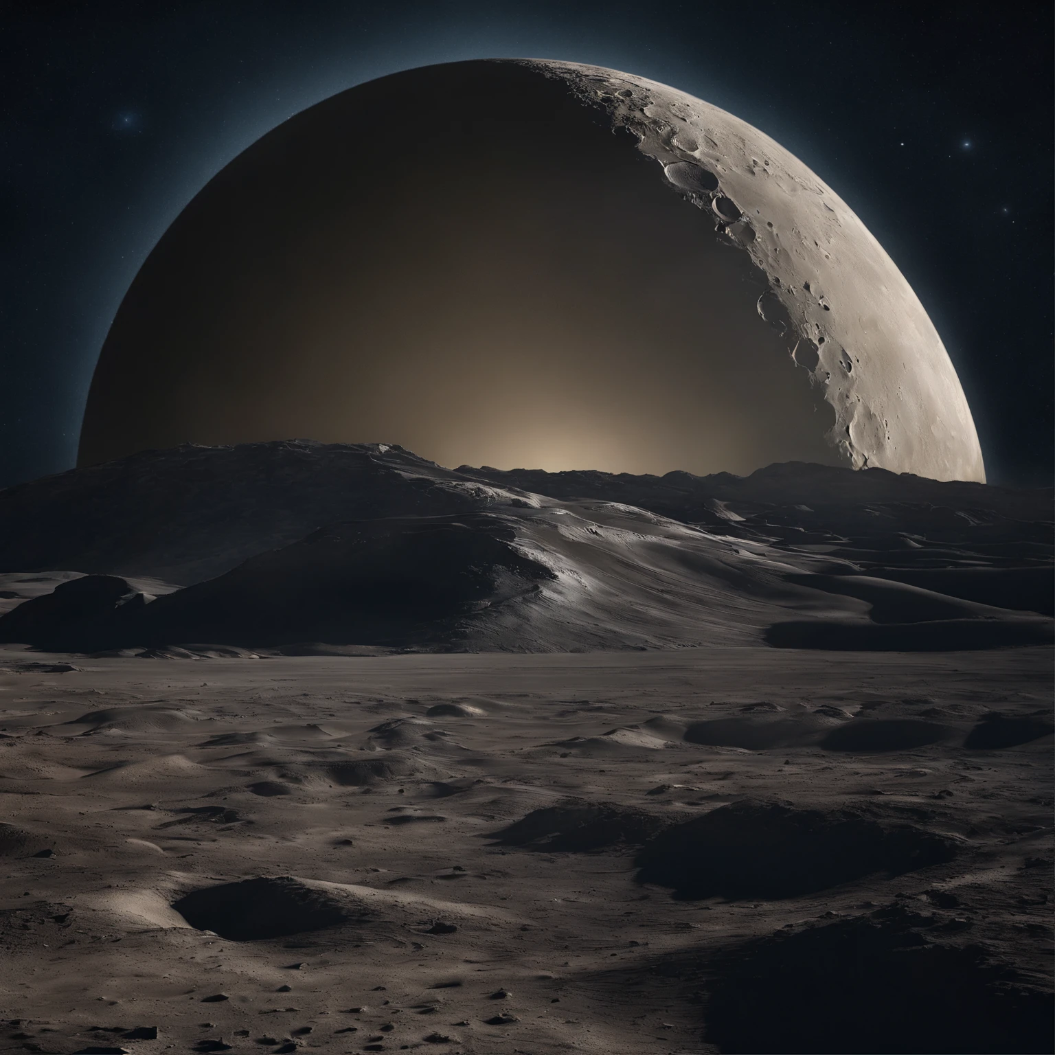 Master Parts、Superior Quality、superior image quality、The 8k quality、Beautiful pictures of the starry sky、magnifica、Arched Milky Way:1.25、Alafed view of Earth from the lunar surface:1.25, Lunar surface, space photo, on the moon, moon background, moon background, on the moon, Lunar soil, space photo, moonscape, Focus on the Moon, On Moon, Numerous craters, Seeing the Earth from the surface of the moon:1.9, big earth in the sky:1.9, Dark Blue Universe:1.9