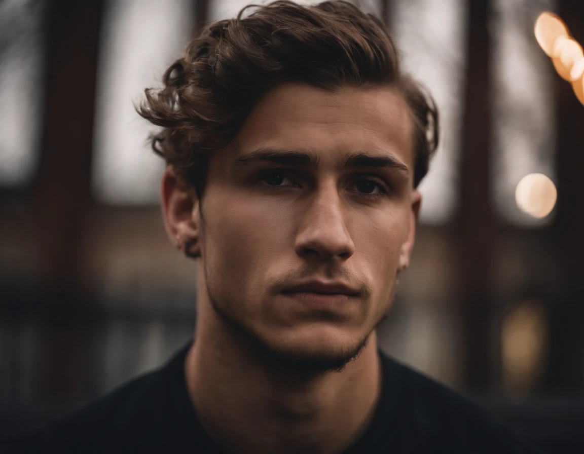 Homem Soccer Player face, Tattoos, 18 year old man, in Liverpool