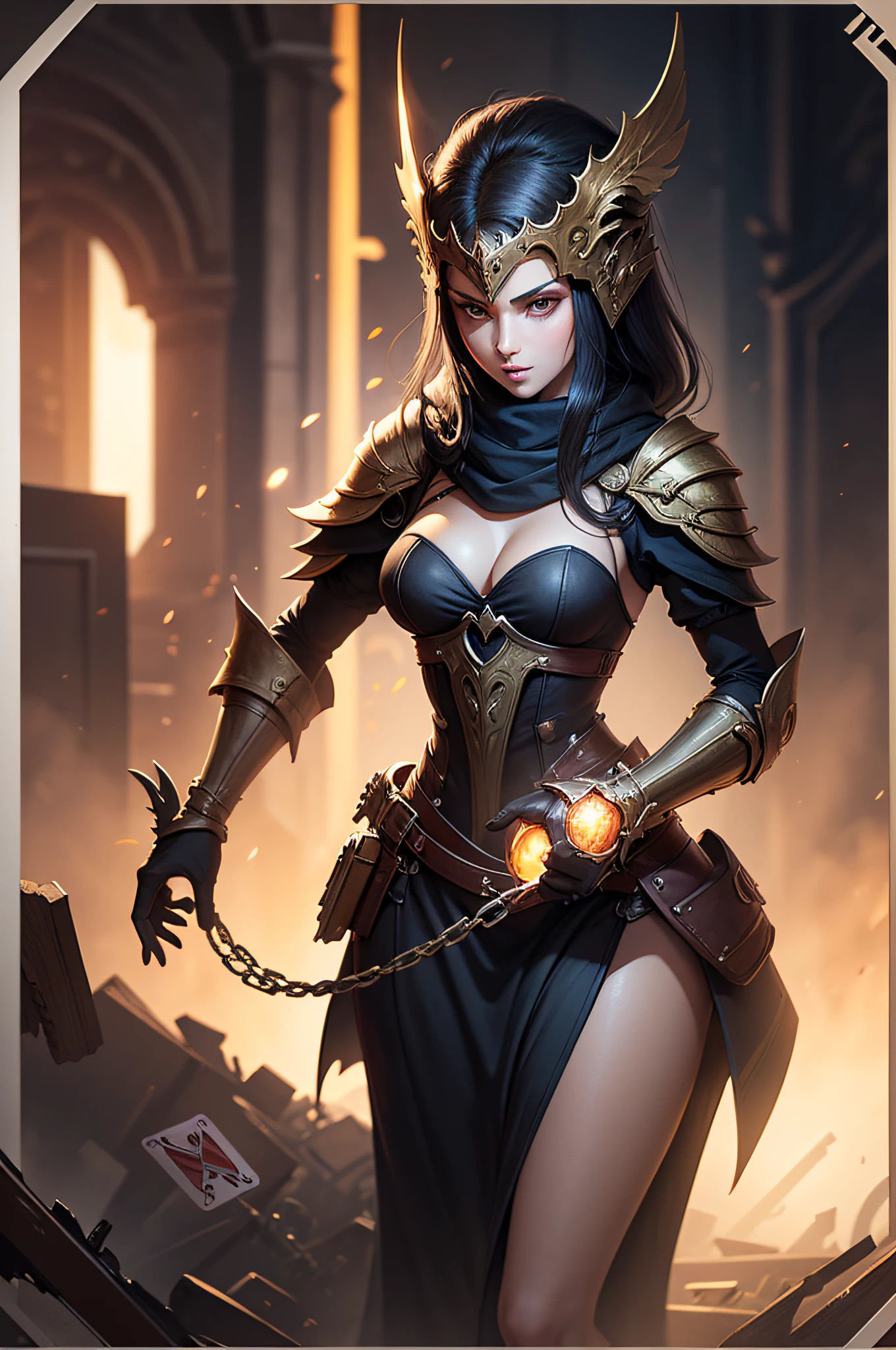card game concept art