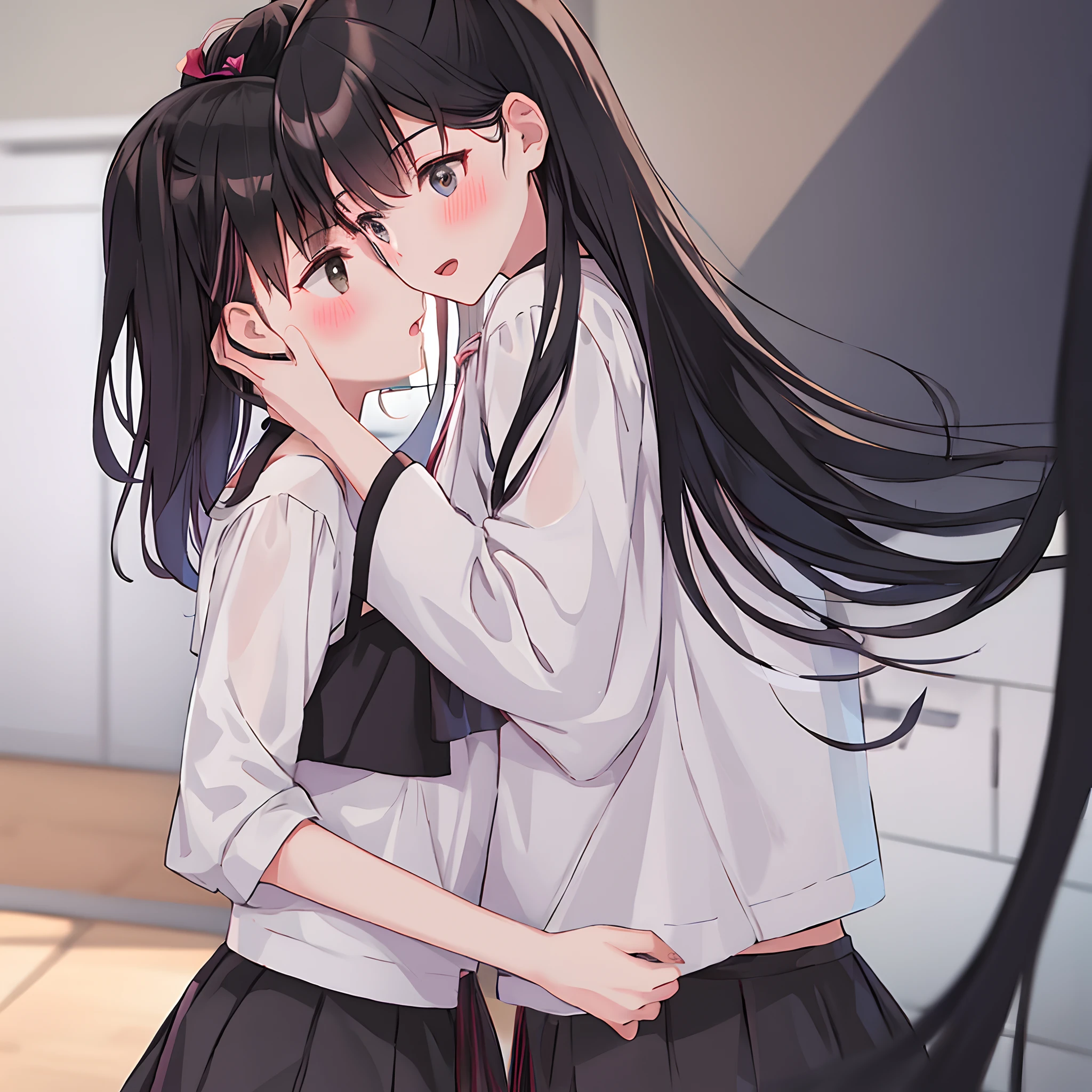 Two girls,Love each other