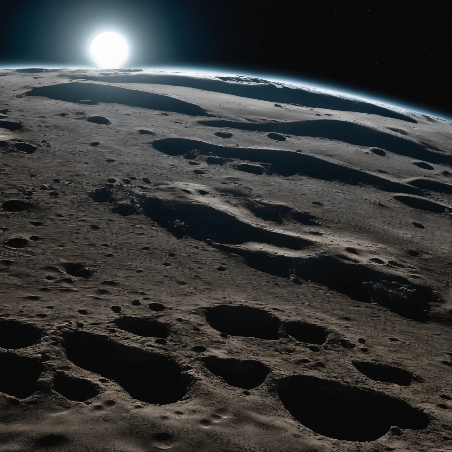 Master Parts、Superior Quality、superior image quality、The 8k quality、Beautiful pictures of the starry sky、magnifica、Arched Milky Way:1.25、Alafed view of Earth from the lunar surface:1.25, Lunar surface, space photo, on the moon, moon background, moon background, on the moon, Lunar soil, space photo, moonscape, Focus on the Moon, On Moon, Numerous craters, Seeing the Earth from the surface of the moon:1.9, big earth in the sky:1.9, Crashed and weathered spaceship