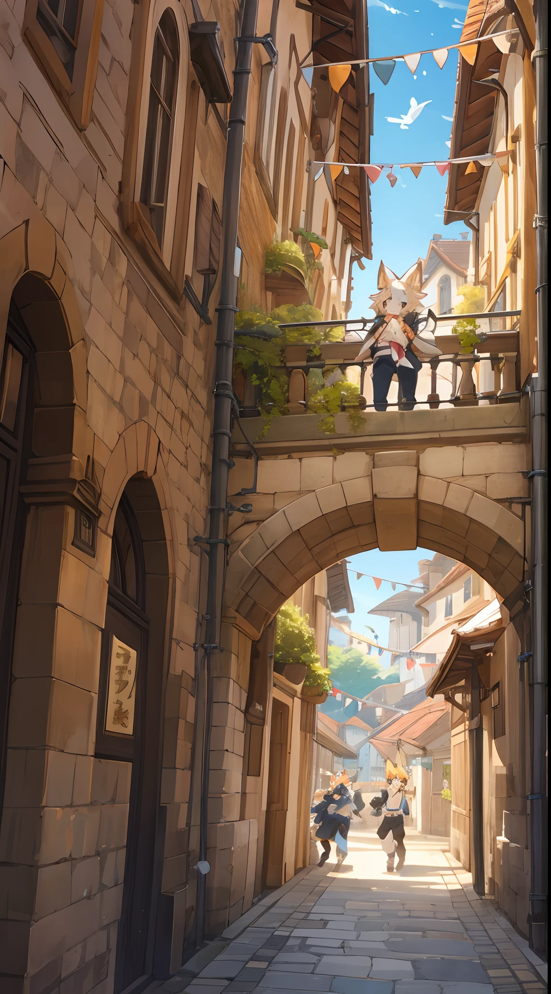 super high resolution, detailed background, World Heritage Site, 6+boys, 6+girls, Happy, joyful, absurdres(Photos of solo travelers)(kemono, furry anthro),