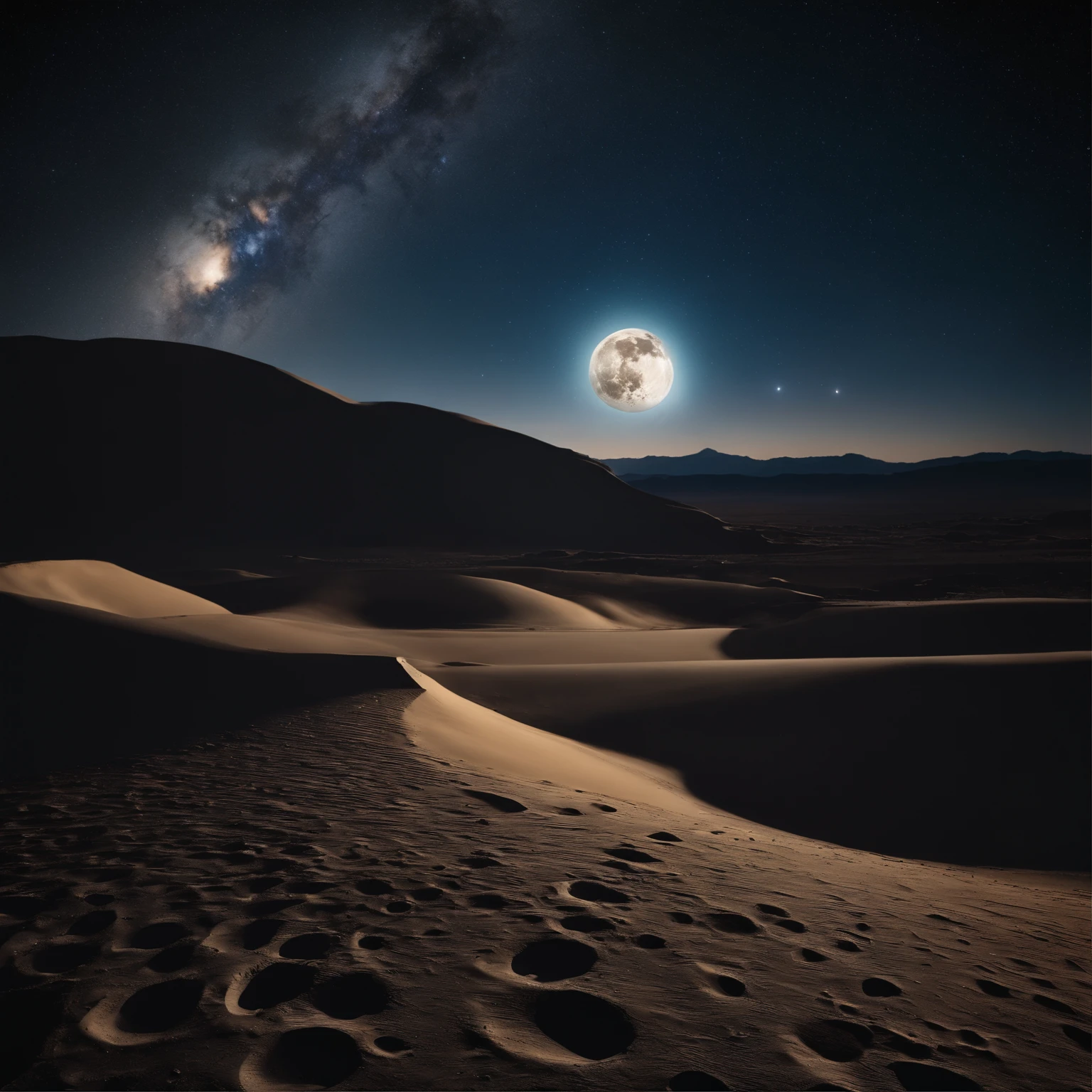 Master Parts、Superior Quality、superior image quality、The 8k quality、Beautiful pictures of the starry sky、magnifica、Arched Milky Way:1.25、Alafed view of Earth from the lunar surface:1.25, Lunar surface, space photo, on the moon, moon background, moon background, on the moon, Lunar soil, space photo, moonscape, Focus on the Moon, On Moon, Numerous craters, Seeing the Earth from the surface of the moon:1.9, big earth in the sky:1.9