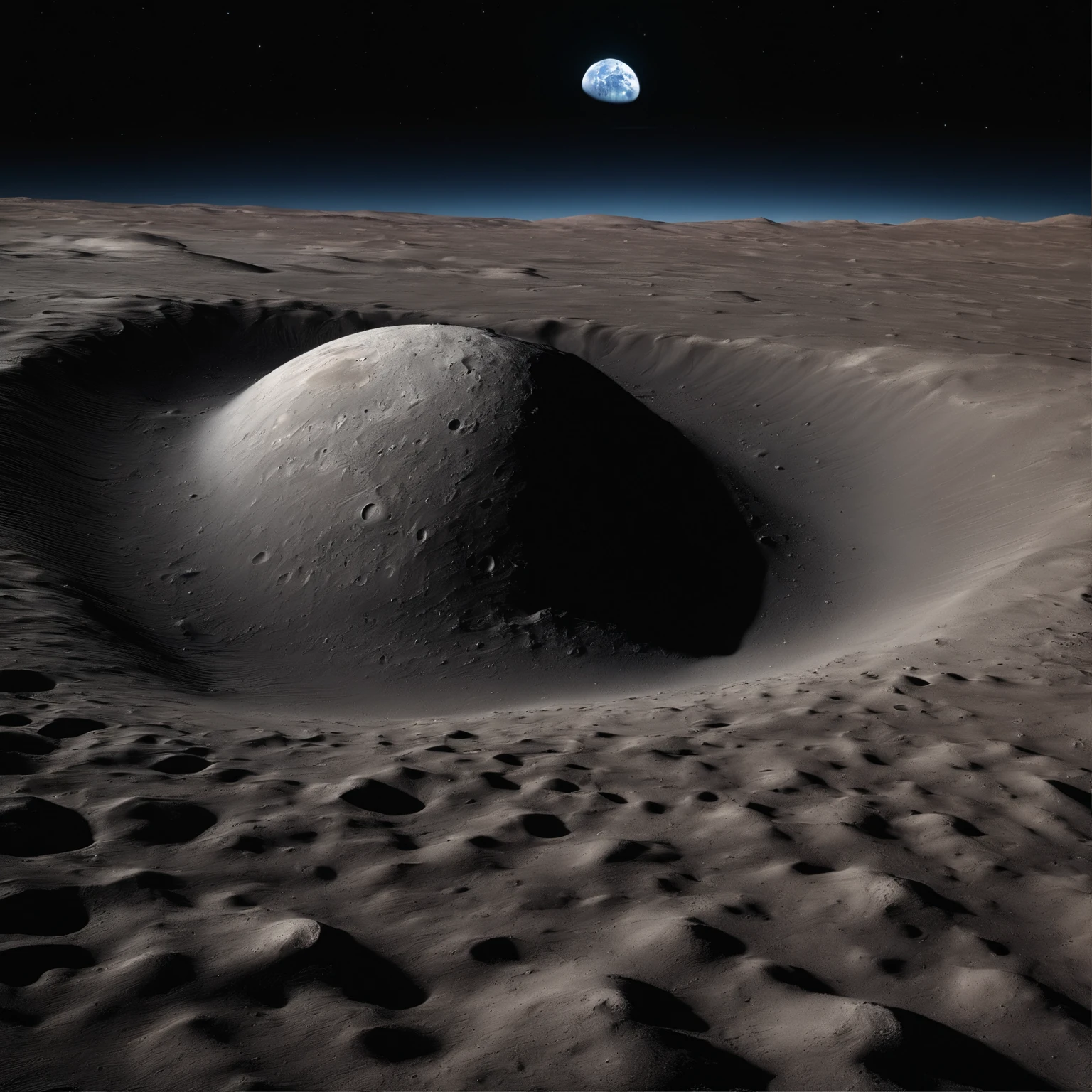 Master Parts、Superior Quality、superior image quality、The 8k quality、Beautiful pictures of the starry sky、magnifica、Arched Milky Way:1.25、Alafed view of Earth from the lunar surface:1.25, Lunar surface, space photo, on the moon, moon background, moon background, on the moon, Lunar soil, space photo, moonscape, Focus on the Moon, On Moon, Numerous craters, Seeing the Earth from the surface of the moon:1.9, big earth in the sky:1.9