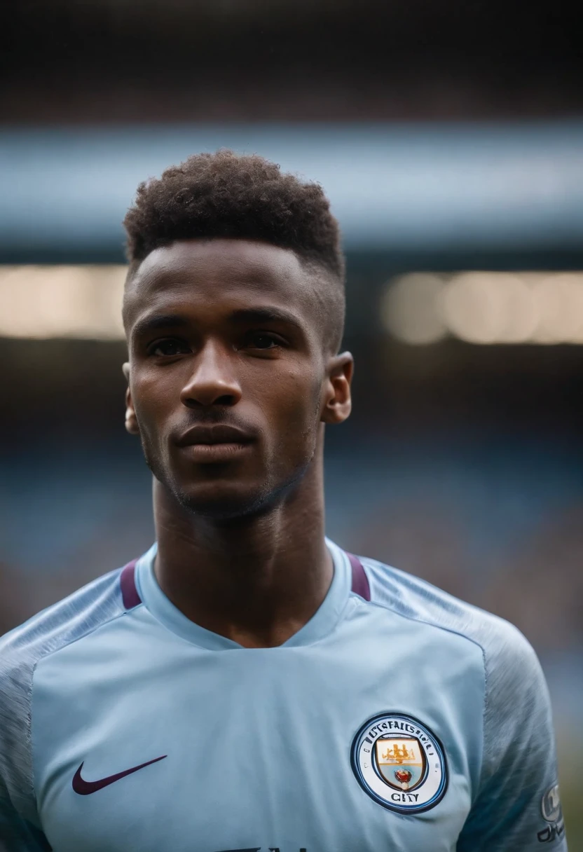 Homem Soccer Player nigeriano in Manchester City