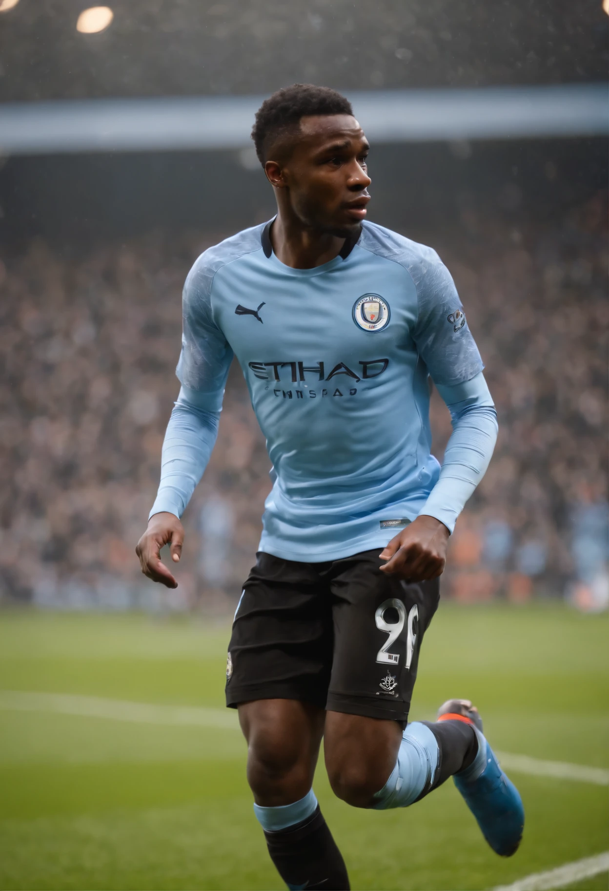 Homem Soccer Player nigeriano in Manchester City