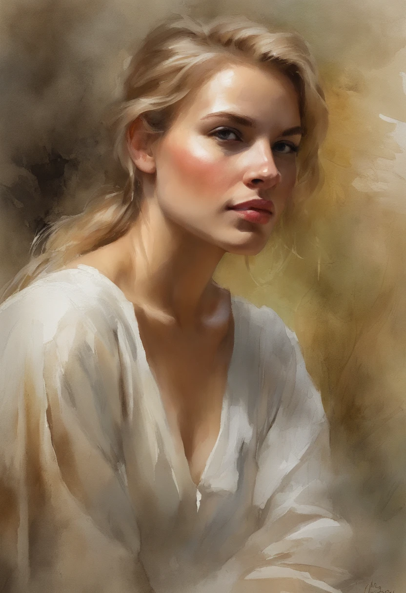 profissional, (4k foto:1.1) por (Jeremy Lipking:0.3), (Dittmann Anna:0.3), (Arian Mark:0.3), (Sharp focus:1.3), alto detalhe, vestindo (camisa preta 1.2), belo rosto detalhado, hazelnut eyes short blonde hair, (jovem atraente:1.3), (sedutor:1.1), (rubor:1.1), forma do corpo em ampulheta, seios naturais, quadris largos