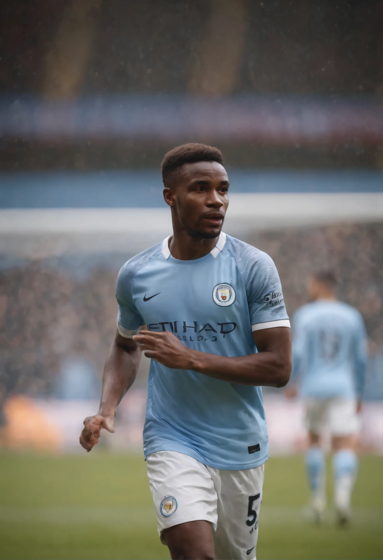 Homem Soccer Player nigeriano in Manchester City