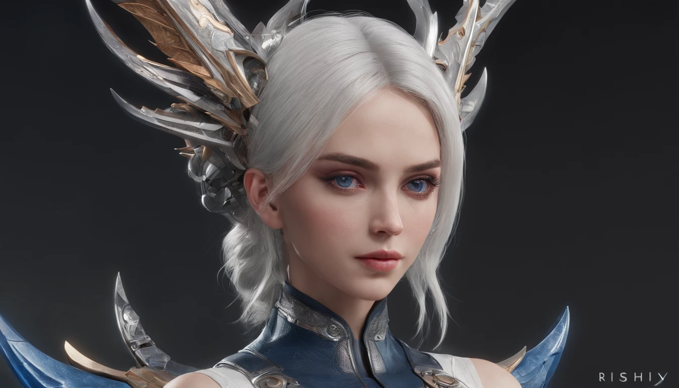 Cirilla Fiona Elen Riannon,Highest image quality,Outstanding details,超高分辨率,(Fidelity:1.4), Favor the details,closeup cleavage,Ride a dragon,High-tech dragon knight mech,He has a delicate and beautiful face,((Blue-white flying semi-mechanical fuselage:1.8)),Raised sexy,frontage,Cidade futuristica,mechanically aesthetic,Virtual Engine 5,Perfect detail rendering,rendering by octane,hyper HD