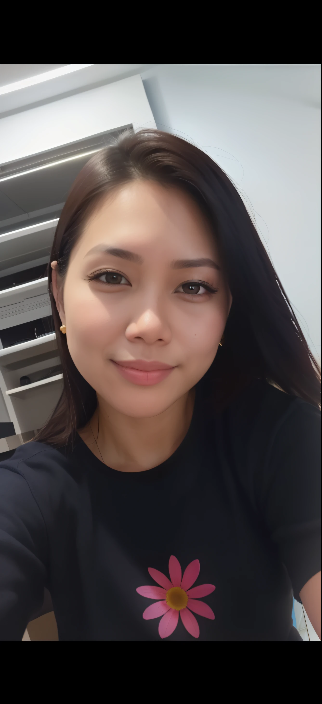 there is a woman that is taking a selfie with her cell phone, 2 7 anos, cindy avelino, 2 9 anos, 2 8 anos, 38 anos, mulher de 30 anos, 3 0 anos de idade mulher, 3 2 anos, 3 6 anos, 3 5 anos, 35 anos, Foto de perfil do headshot, com led, luz LED, Cartoon