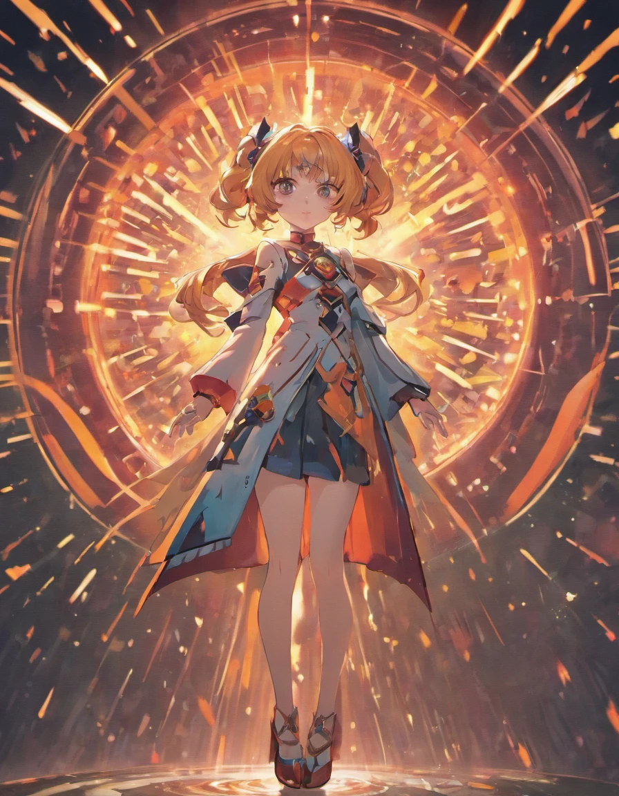 1female, Full-body design,Three-sided view, 8k, 3D models, Demon Inspection, MetalAI