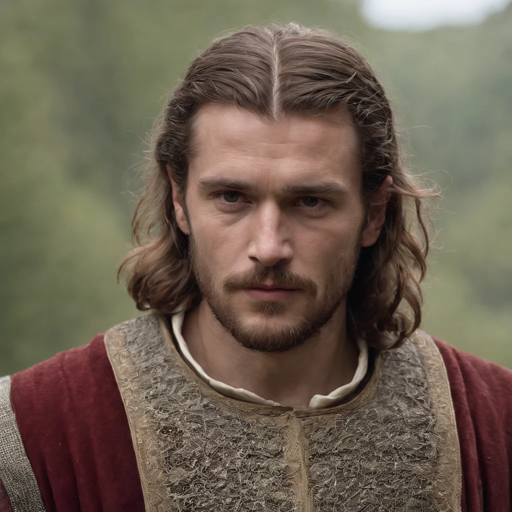 Homem de cabelo ruivo, homem medieval, homem importante, homem visigoto, Scottish man, Danish man