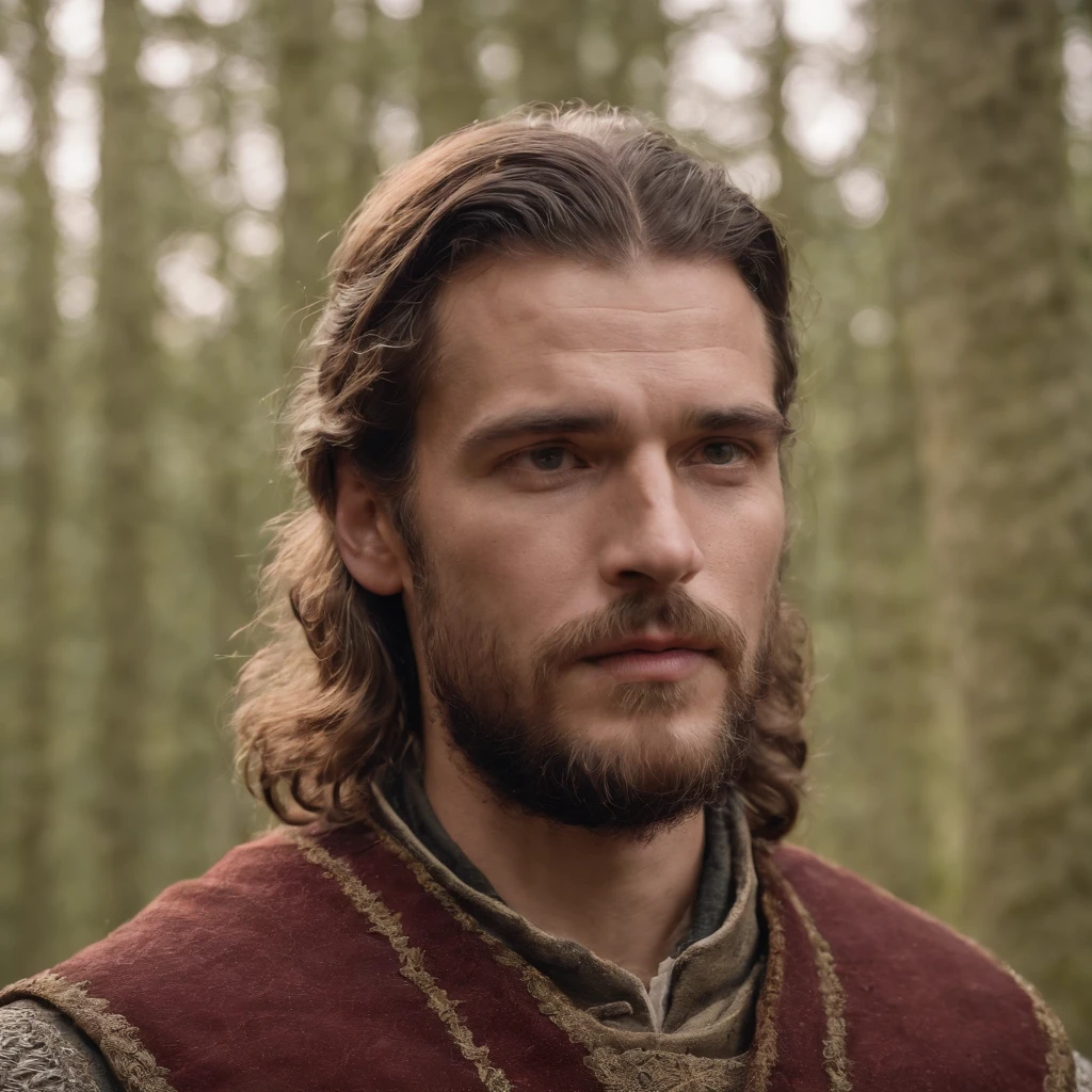 Homem de cabelo ruivo, homem medieval, homem importante, homem visigoto, Scottish man, Danish man
