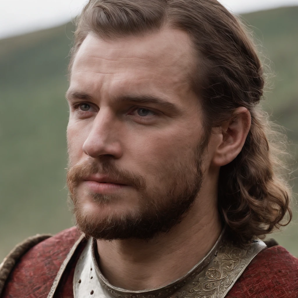 Homem de cabelo ruivo, homem medieval, homem importante, homem visigoto, Scottish man, Danish man