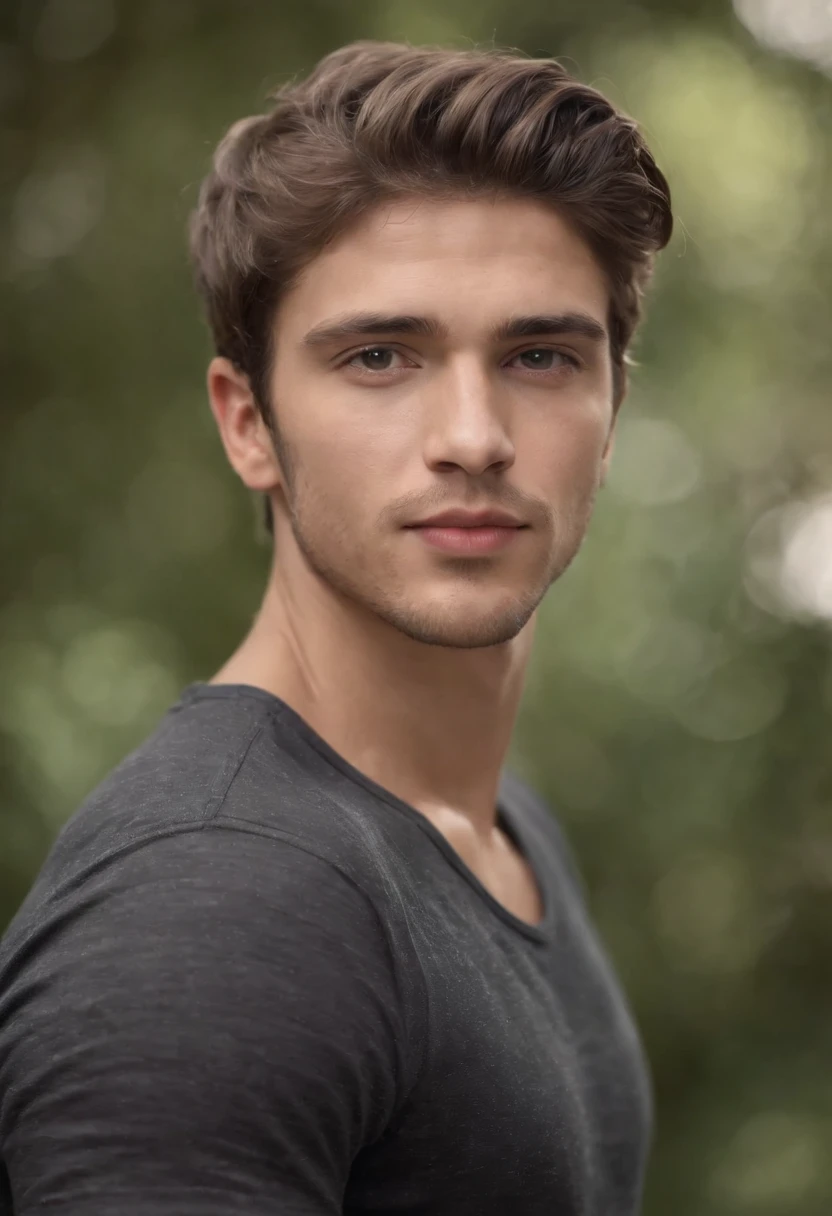 young man, 20 anos, cabelos brancos, corte de cabelo de dois blocos, not shirt, vestindo um casaco de pele com capuz preto, Photographic reality, pele de realidade, pele detalhada, olhos claros brilhantes, Biomechanicals, estranho, assustador, pesadelo , cores muito brilhantes, light particles, com luz brilhante, Mshiff, Arte do papel de parede, Papel de parede UHD