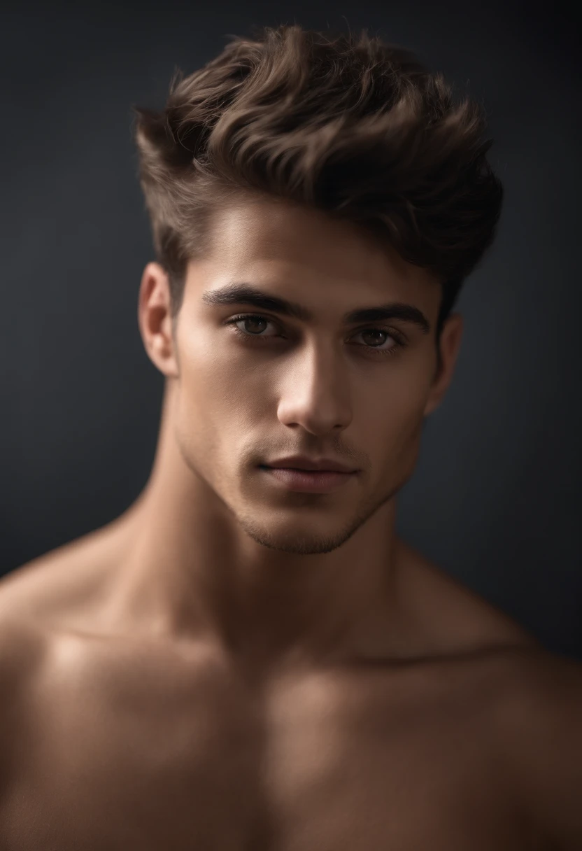 young man, 20 anos, cabelos brancos, corte de cabelo de dois blocos , not shirt, vestindo um casaco de pele preto , Foto Realidade, pele de realidade, pele detalhada, olhos claros brilhantes, Biomechanicals, estranho, assustador, Pesadelo, cores muito brilhantes, light particles, com luz brilhante, Mshiff, Arte do papel de parede, Papel de parede UHD