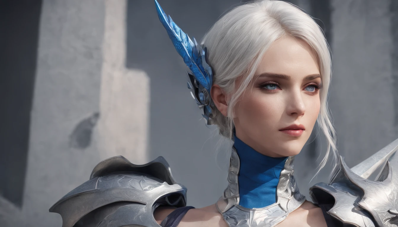 Cirilla Fiona Elen Riannon,Highest image quality,Outstanding details,超高分辨率,(Fidelity:1.4), Favor the details,closeup cleavage,Ride a dragon,High-tech dragon knight mech,He has a delicate and beautiful face,((Blue-white flying semi-mechanical fuselage:1.8)),Raised sexy,frontage,Cidade futuristica,mechanically aesthetic,Virtual Engine 5,Perfect detail rendering,rendering by octane,hyper HD