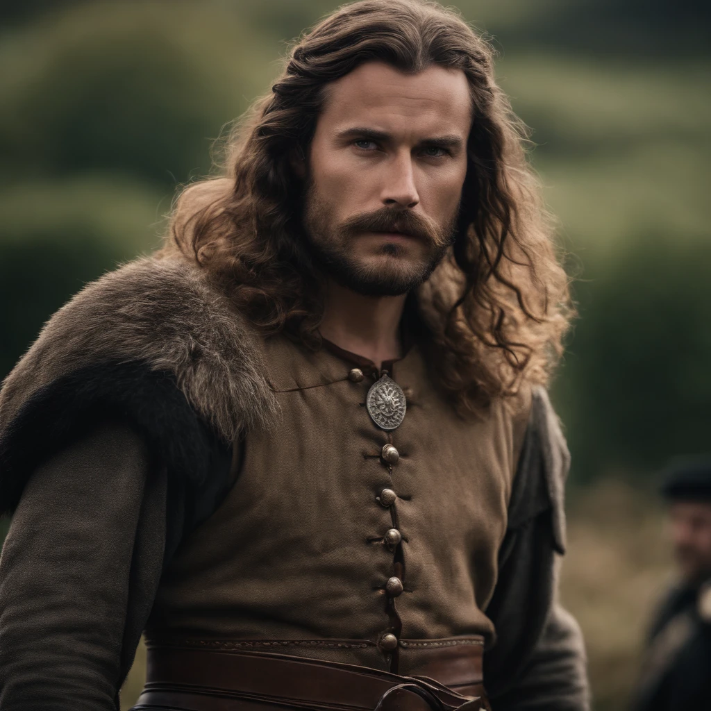 Homem de cabelo ruivo, homem medieval, homem importante, homem visigoto, Scottish man, Danish man