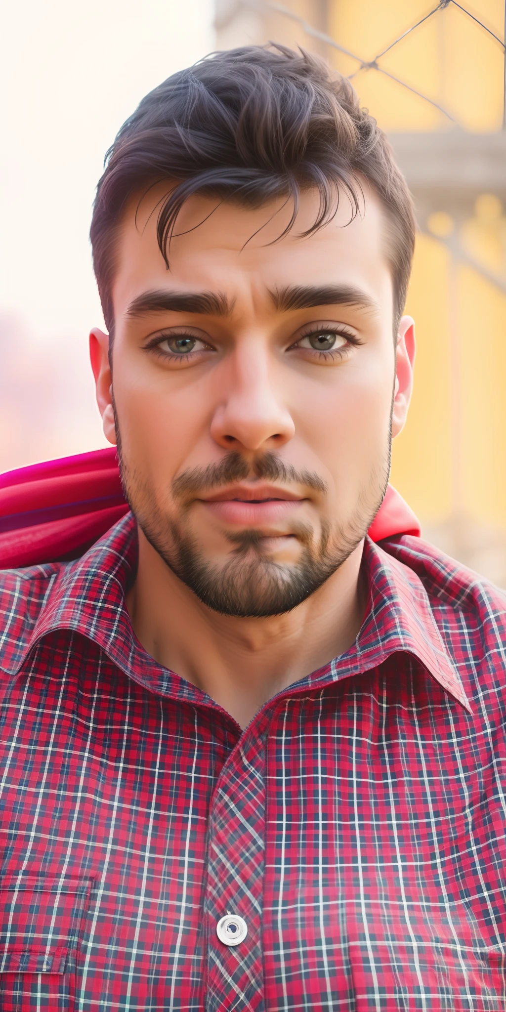 Realistic superman, full body, (old shabby:1.3) leather superman suit, beard, (muscular arms:1.2),fly, background of the cyberpunk city, snowfall, sony a7, 50 mm, matte skin, pores, colors, hyperdetailed, hyperrealistic), realistic, photography, photo, HD, 8K, HD Highly Detailed,naturalism,land Art,regionalism,shutterstock contest winner,trending on unsplash,featured on Flickr