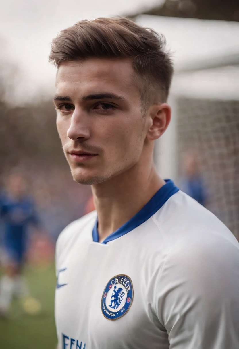 Homem Soccer Player in Chelsea, homem de 18 anos, tatuagens, jovem promessa