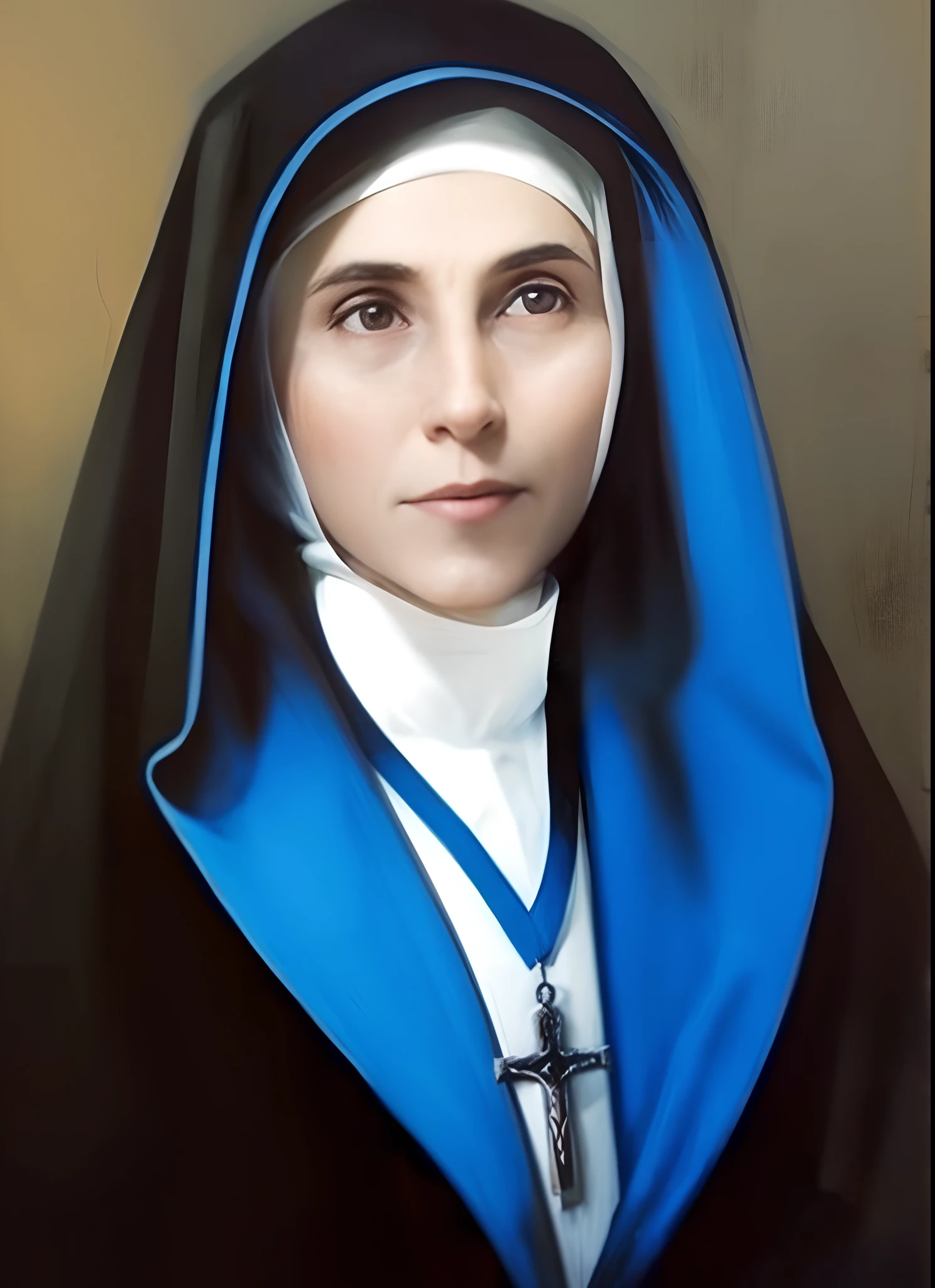 madre emilia de san jose religious dedicated to helping the poor and beggars 3d,octaner render,light studio
