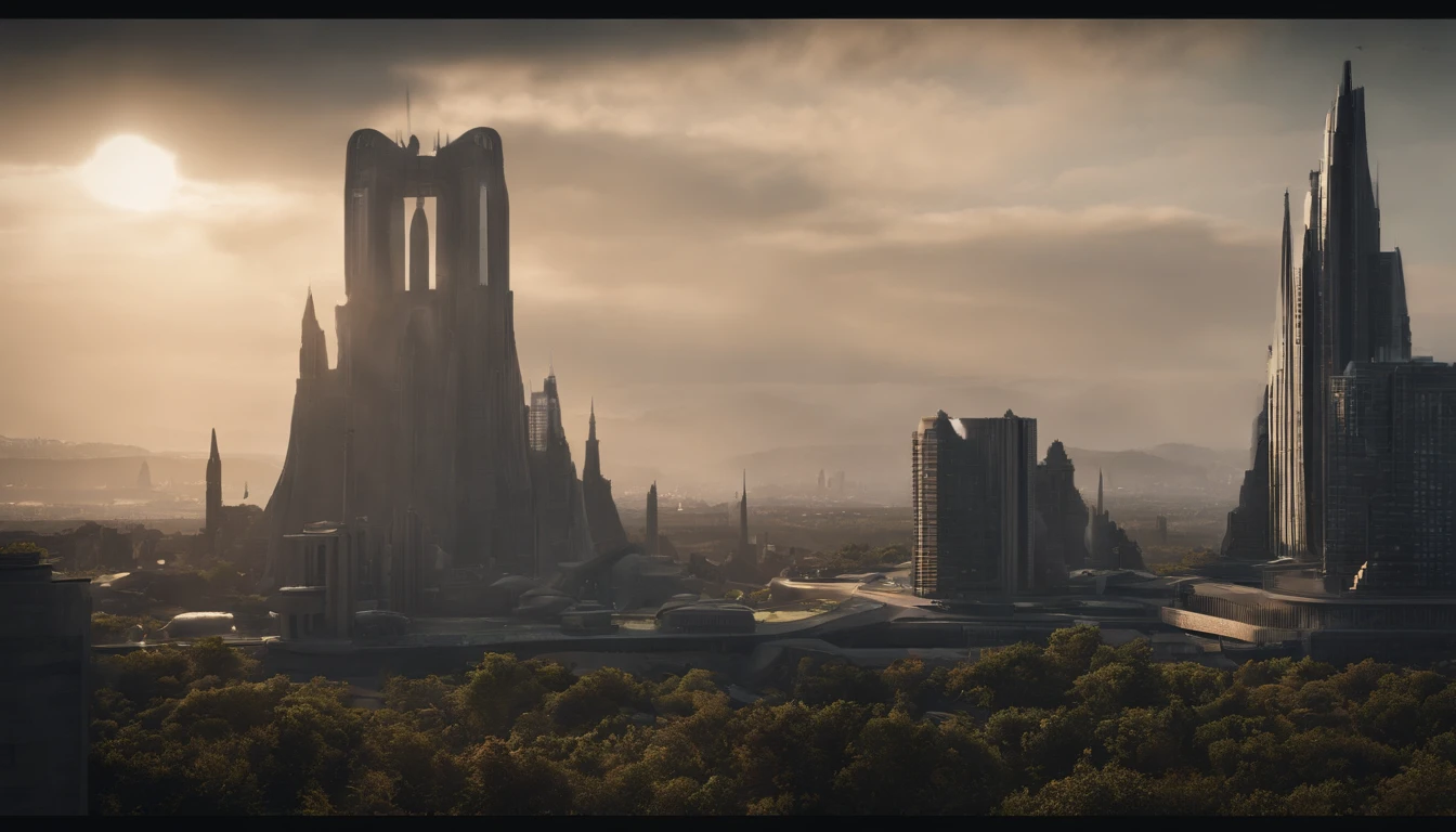 high high quality, tmasterpiece, 超高分辨率, (フォトリアリスティック: 1.4), RAW photogr,shadowing, rendering by octane, 8K, Super sharp,very complex details, realistic raytraicing, CGSoation trends,Ruins of a futuristic urban war,Remains Cliff