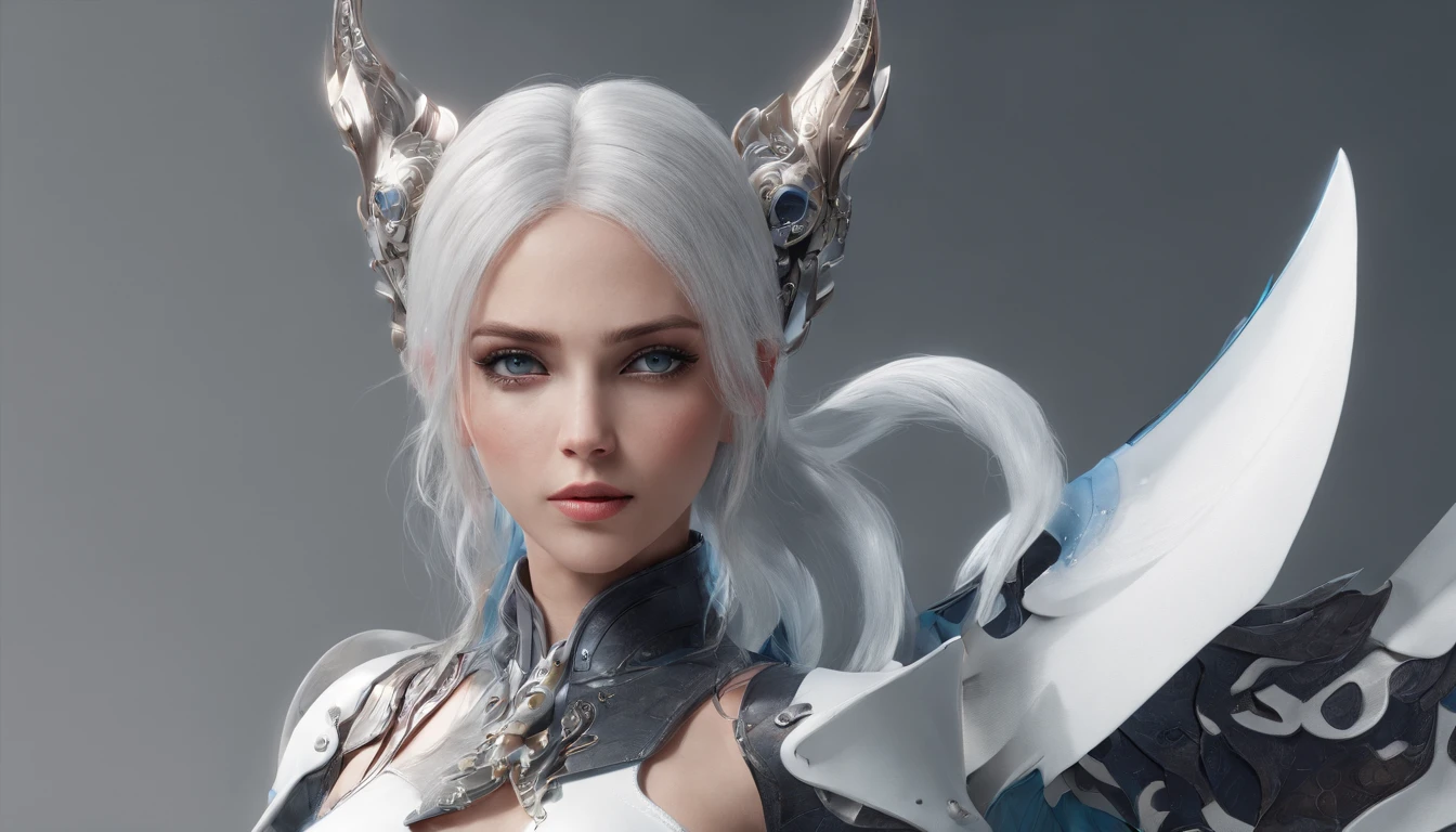 Cirilla Fiona Elen Riannon,Highest image quality,Outstanding details,超高分辨率,(Fidelity:1.4), Favor the details,closeup cleavage,Ride a dragon,High-tech dragon knight mech,He has a delicate and beautiful face,((Blue-white flying semi-mechanical fuselage:1.8)),Raised sexy,frontage,Cidade futuristica,mechanically aesthetic,Virtual Engine 5,Perfect detail rendering,rendering by octane,hyper HD