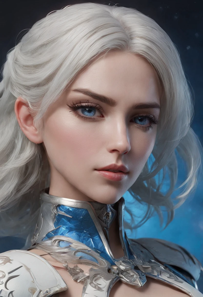 Cirilla Fiona Elen Riannon,Highest image quality,Outstanding details,超高分辨率,(Fidelity:1.4), Favor the details,closeup cleavage,Ride a dragon,High-tech dragon knight mech,He has a delicate and beautiful face,((Blue-white flying semi-mechanical fuselage:1.8)),Raised sexy,frontage,Cidade futuristica,Snow,themoon,mechanically aesthetic,Virtual Engine 5,Perfect detail rendering,rendering by octane,hyper HD