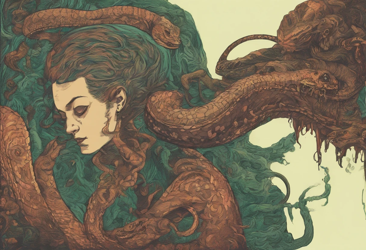 human with tentacles
