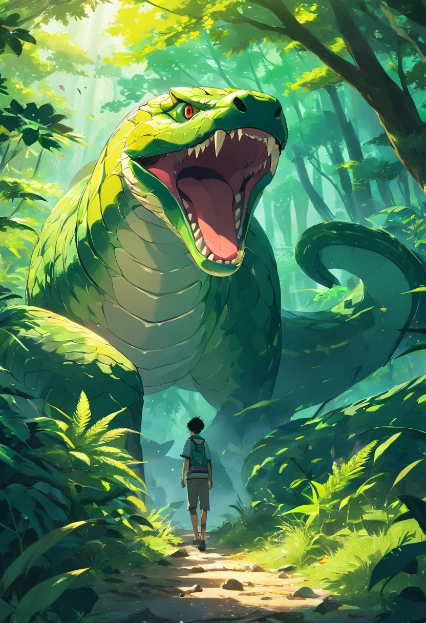 (high quality,4k,8k,highres,masterpiece:1.2),ultra-detailed,realistic,eating a snake,metal gear,male figure,snake,man crawling in a jungle,green leaves,military camouflage,stealthy movements,swift and agile,sharp fangs,slithering through the grass,masked face,reptilian scales,serpent-like eyes,jagged rocks in the background,mysterious atmosphere,dark shadows,dazzling sunlight piercing through the canopy,dense vegetation,rustling sounds,adventurous spirit,thrilling action,heart-pounding tension,unwavering determination,fighting for survival Bold strokes,high contrast,expressionist style,ominous color palette,harsh lighting,striking composition,layers of texture,gritty details,dramatic and intense,emulating a comic book feel.