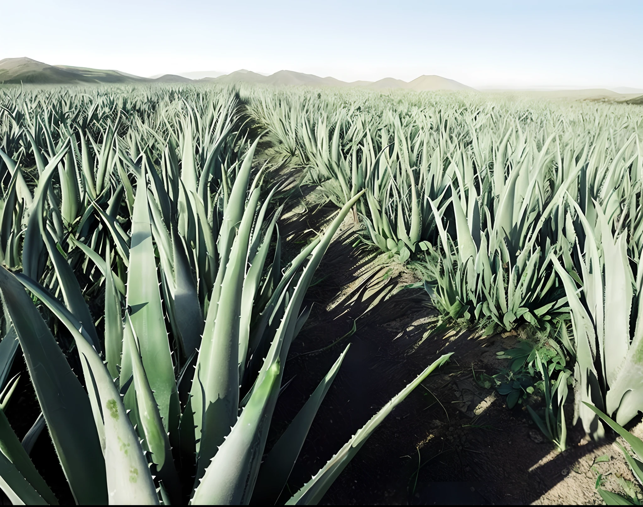 Aloe vera origin,Hyper-realistic shooting,Lots of detail