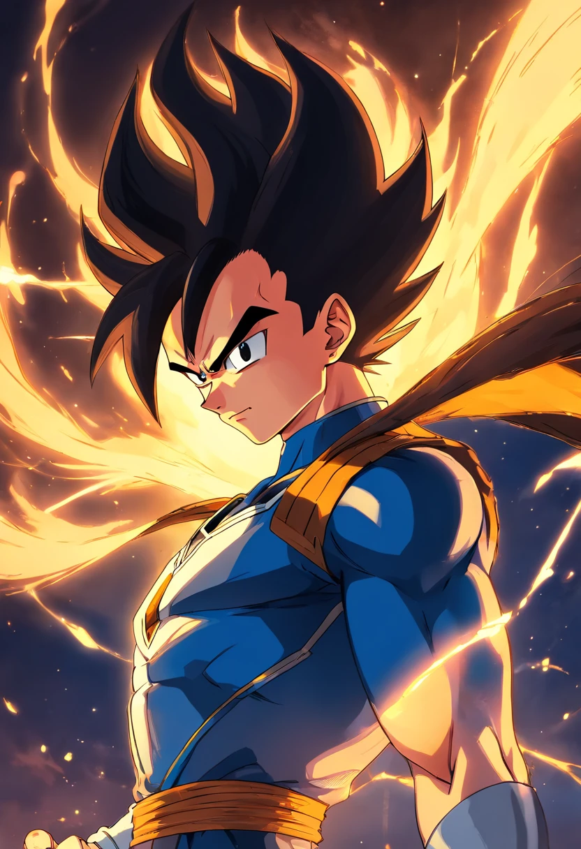 Vegeta vestindo um terno preto, Masculino, Dragon Ball, bar,