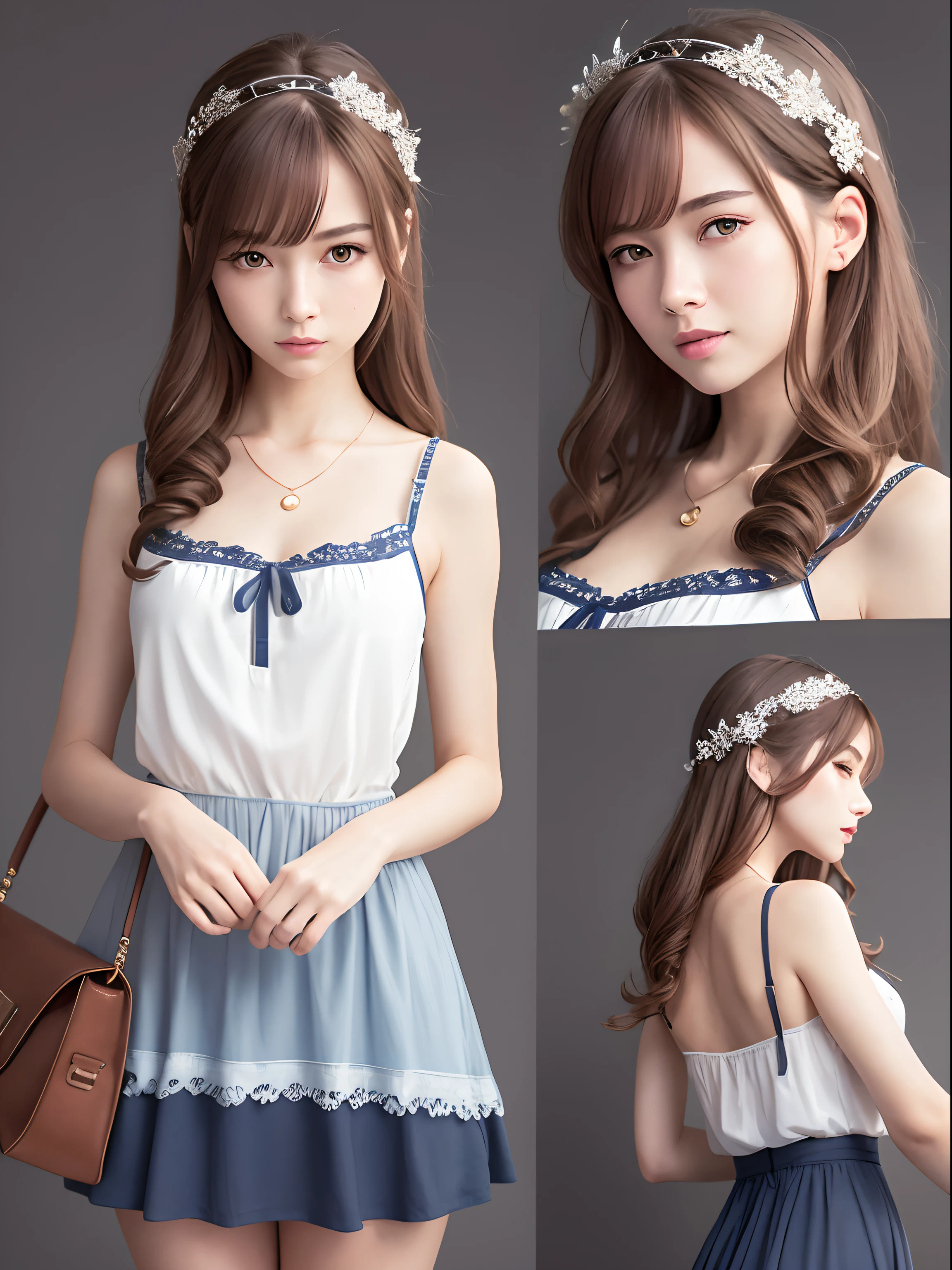 Highest Quality, excellent details, 超A high resolution, (fidelity: 1.4), The best illustrations, favor details, Highly condensed 1girl, with a delicate and beautiful face, Delicate collarbones, High Quality Fishtail Skirt, Shyness