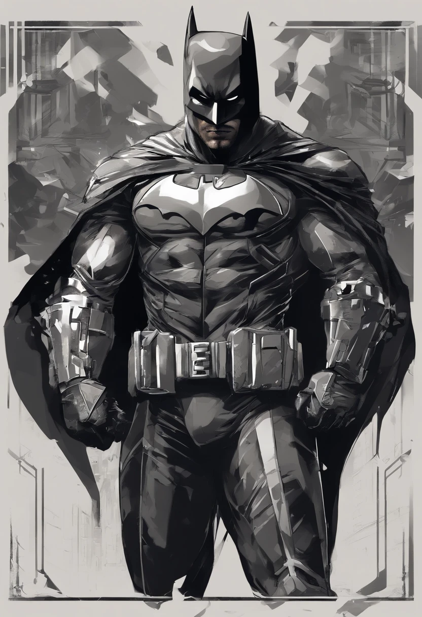 Toma de enfoque facial, 1 hombre, solamente, Ben Affleck como Batman., alto, trozo, muscular, bulto, hombro ancho, Fotorrealismo, cara sonriente, Brazos cruzados, (Apoyado en una pared), Traje gris sucio oscuro, Brazos gris oscuro, ((no mask)), mask off, cabello negro, Guantes negros, La mejor calidad, Obra maestra, High resolution:1.2, capa negra, High dealtoe mask, Traje de alto dealtoe, Cara alta y dealtoada, Galardonado, Noche, Una cueva oscura en el fondo, dentro
