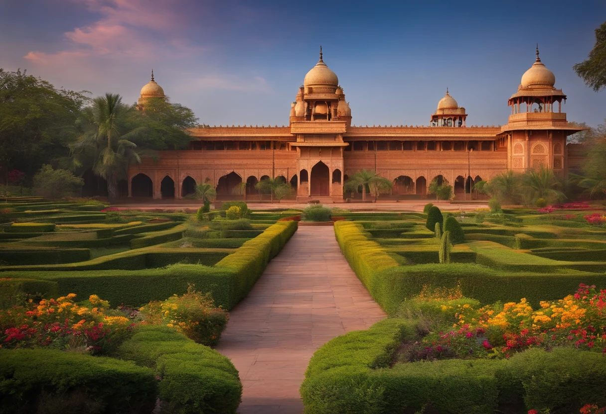 Indian Palace, garden